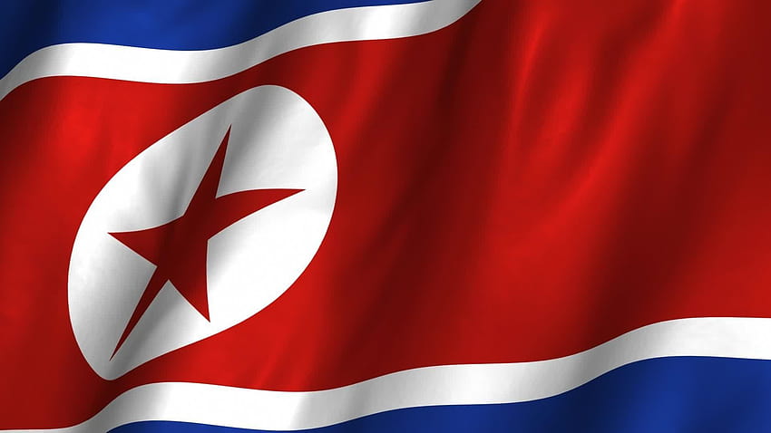 7 Korea Północna, flaga Korei Północnej Tapeta HD