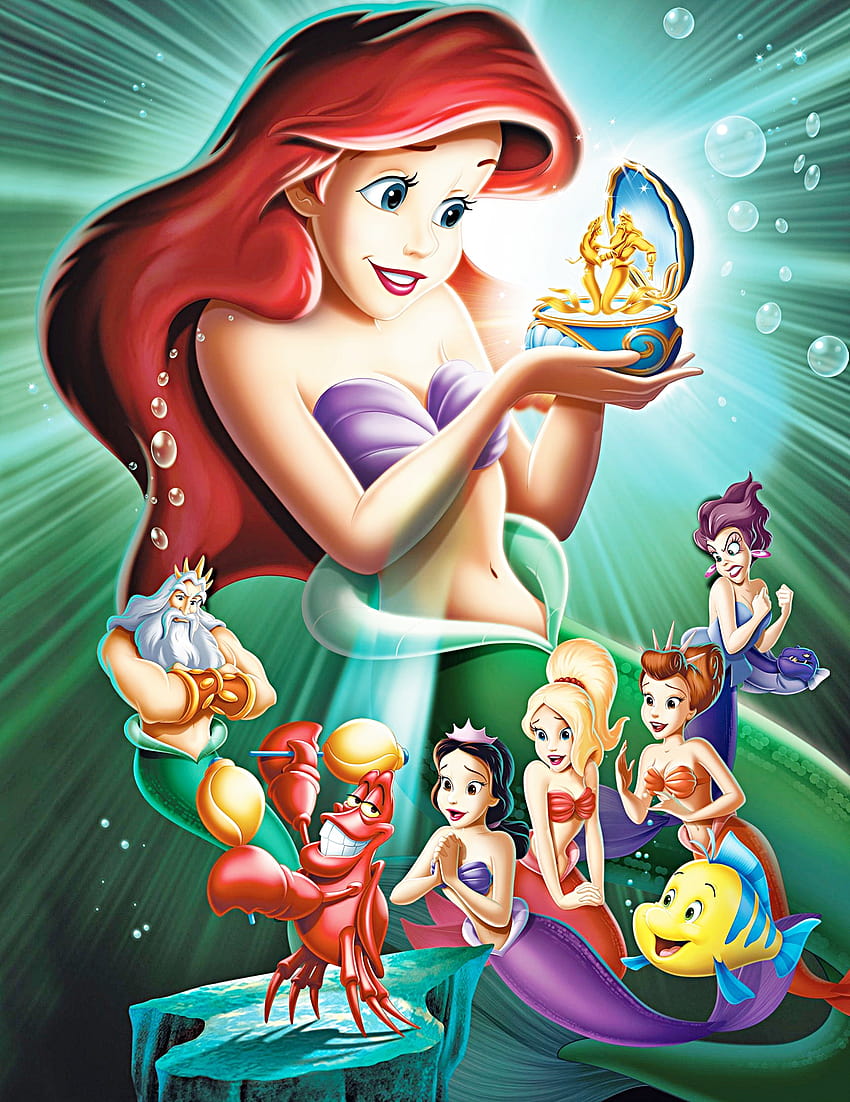 Walt Disney Posters, the little mermaid ariels beginning HD phone wallpaper