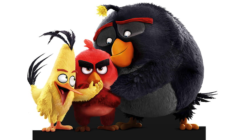 Chuck, Red and Bomb Ultra, film Angry Birds 2 Chuck Tapeta HD