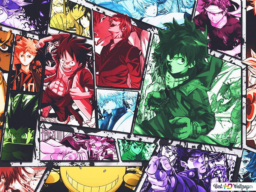 Shonen Jump, anime mix HD wallpaper