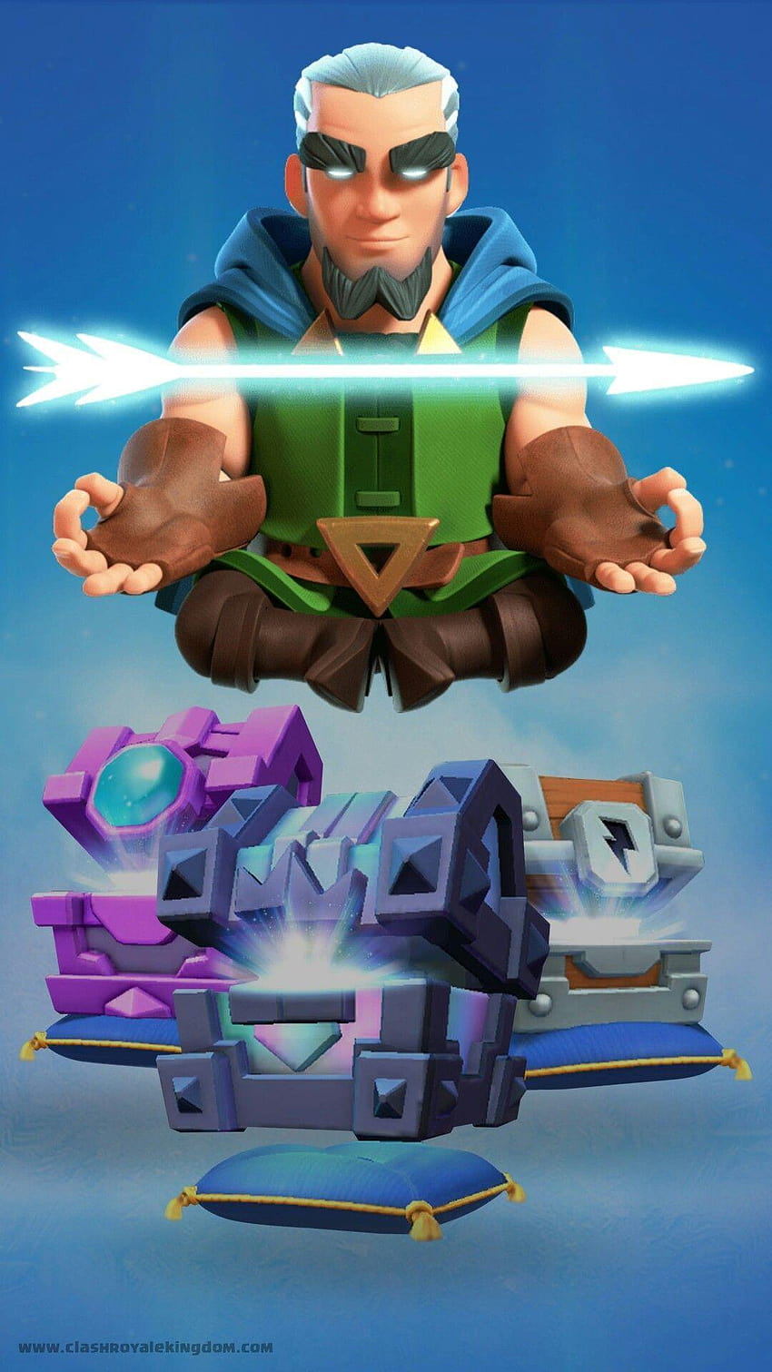 Magic archer chests Follow me before save, clash royale ice wizard HD phone wallpaper