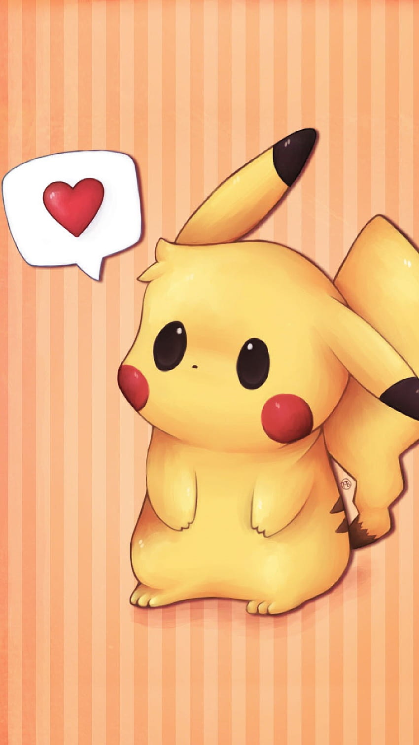 3 Top para el amor lindo Pikachu fondo de pantalla del teléfono