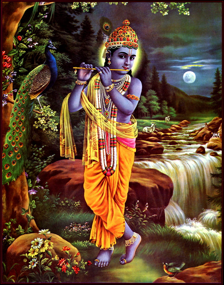 Lord Krishna Images For Mobile Wallpaper Classic Krishna Wallpaper Digital  Download | iphonekrishnawallpaper.in