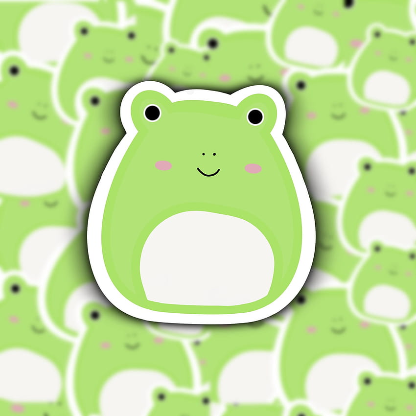 Стикер жаба Squishmallow Wendy, жаба pfp HD тапет за телефон
