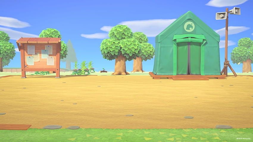 Use these official New Horizons as your Zoom backgrounds for eternal island vibes, animal crossing summer HD wallpaper