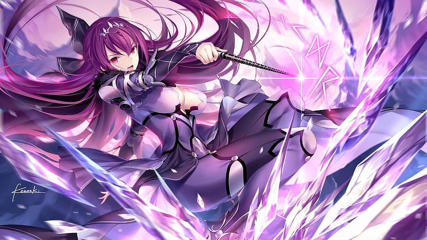 Scathach Skadi [Fate/Grand Order] [2560x1440] : Аниме HD тапет