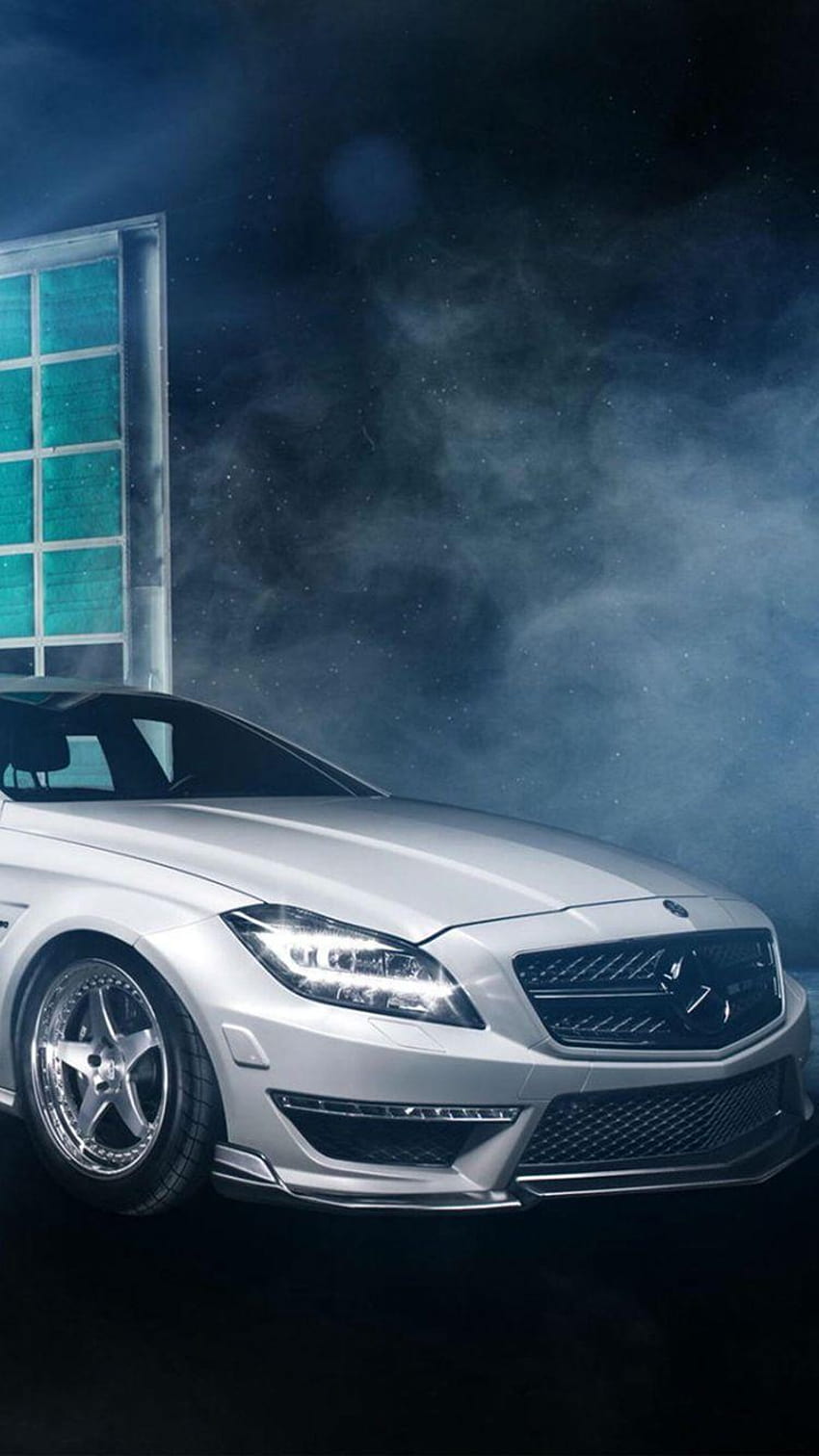 White Mercedes Car, mercedes android HD phone wallpaper | Pxfuel