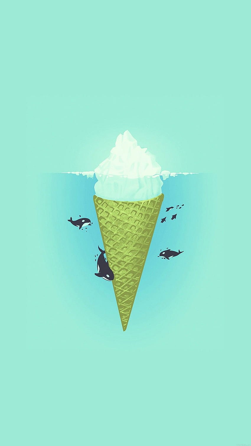 5 Ice Cream Cone, ice cream aesthetic summer HD phone wallpaper