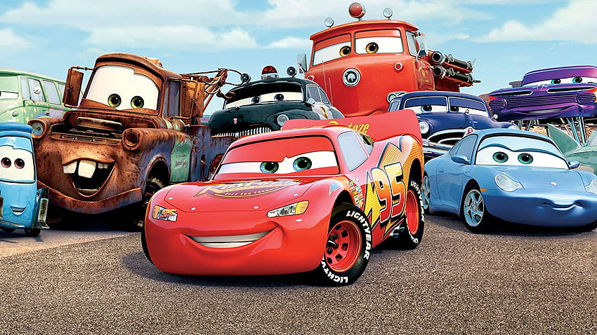 Posterhouzz Movie Cars Lightning McQueen Car, rayo mcqueen Fond d'écran HD