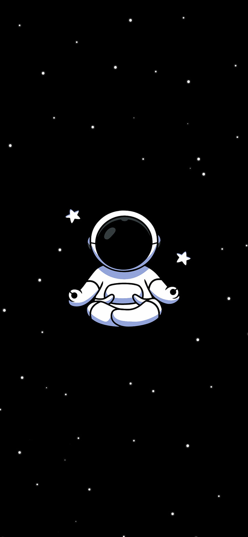 Śliczny amoled, śliczny astronauta Tapeta na telefon HD