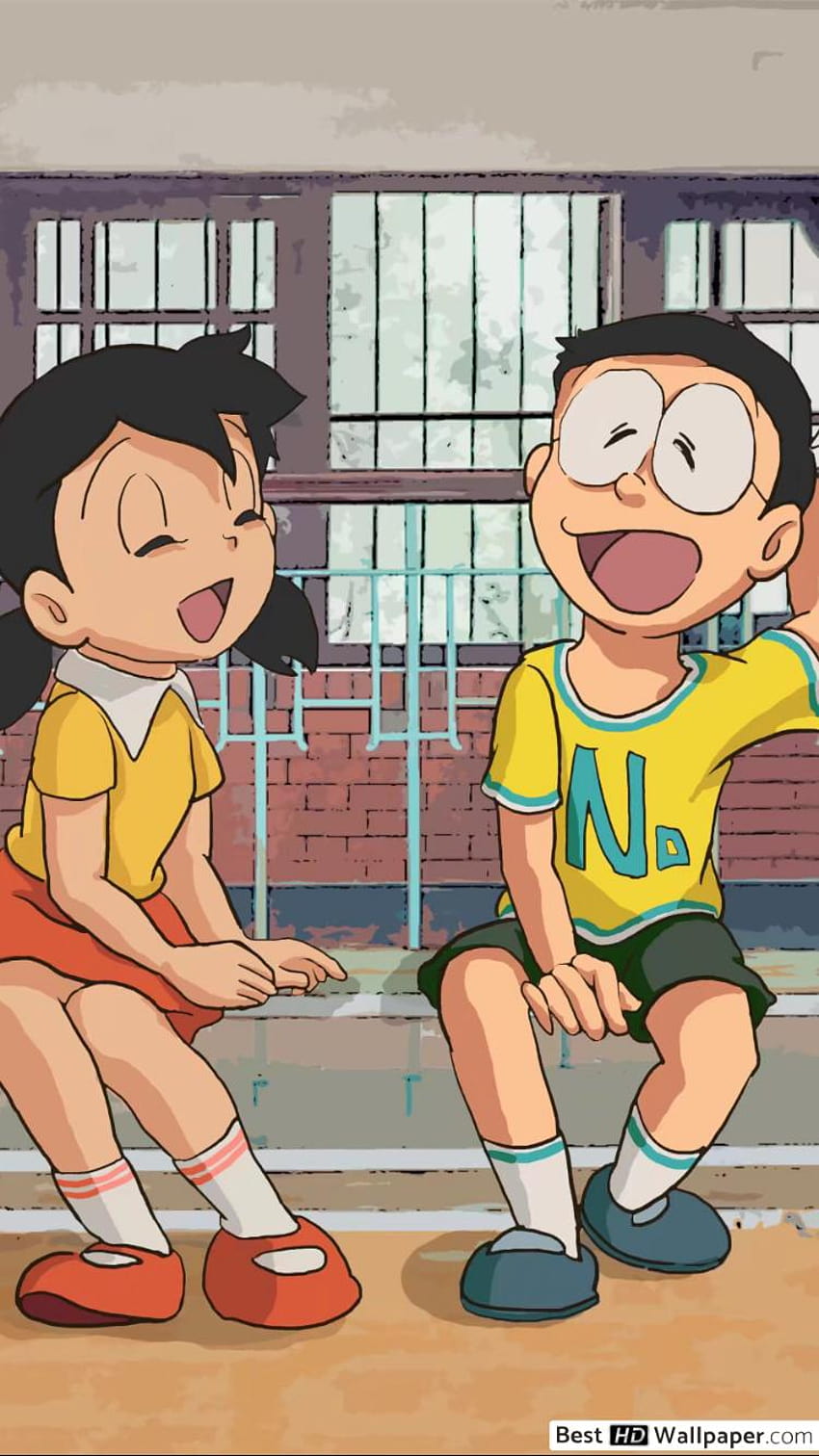 Nobita Nobi & Shizuka Minamoto, nobita shizuka HD phone wallpaper