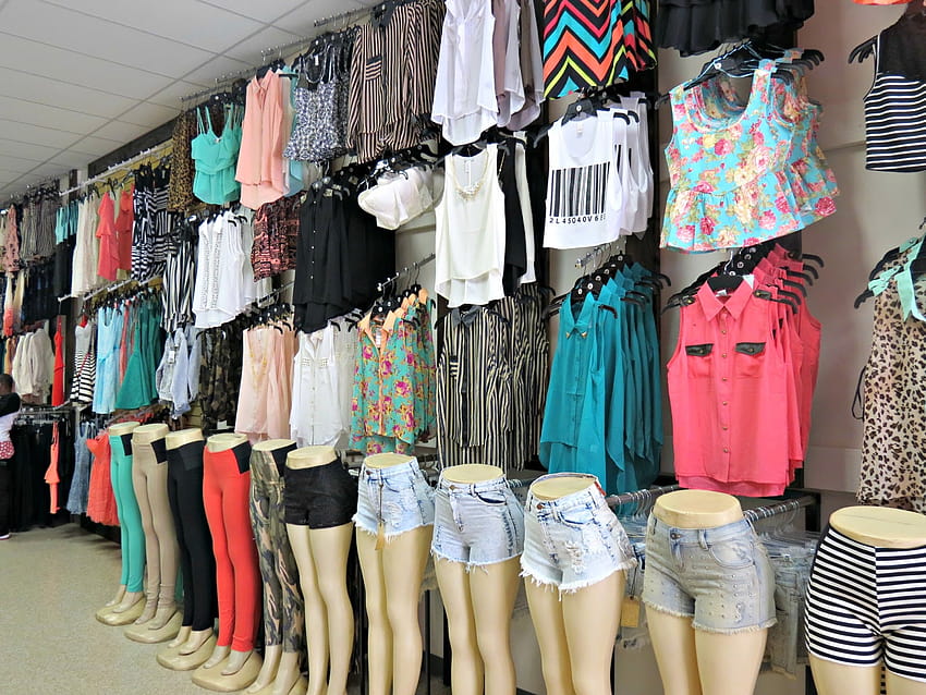 lojas de roupas femininas papel de parede HD