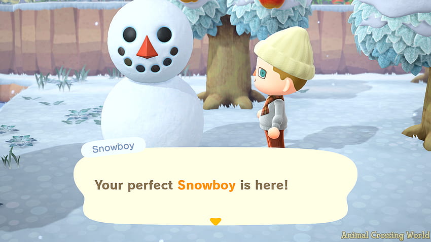 Come costruire un perfetto Snowboy / Snowman ogni volta Guida in Animal Crossing: New Horizons Sfondo HD