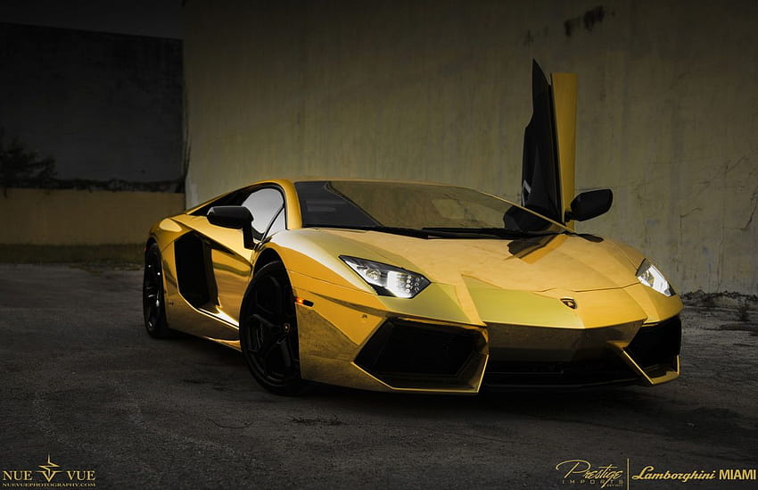 Lamborghini de oro, lamborghini de oro fondo de pantalla | Pxfuel