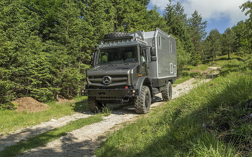 Mercedes, unimog HD-Hintergrundbild