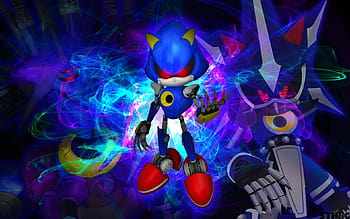 Fleetway Super Sonic as Metal Sonic [Sonic Mania] [Skin Mods] HD ...