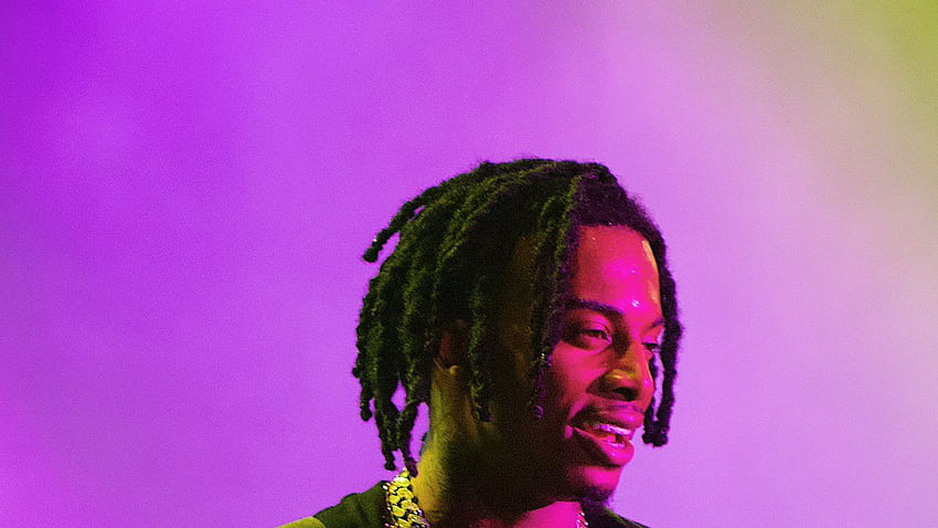 playboi carti in purple backgrounds wearing chains on neck music, playboi carti pc HD wallpaper