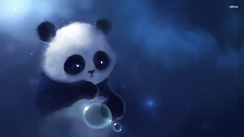 Cute Panda Backgrounds ·①, background panda HD wallpaper
