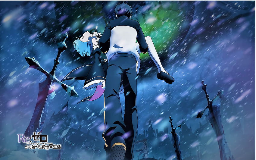 Anime Subaru Natsuki Rem Romantic Inthe Cold Night Dekstop1, anime dingin Wallpaper HD
