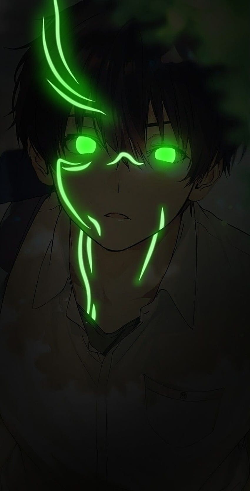 Dark Glow Houtaro Yazan: Edward R, 2022, Glow Art Anime HD telefon duvar kağıdı