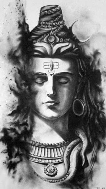 Lord Shiva Pencil Sketch, Size: A4 at Rs 1200/piece in Kanpur | ID:  25116591533