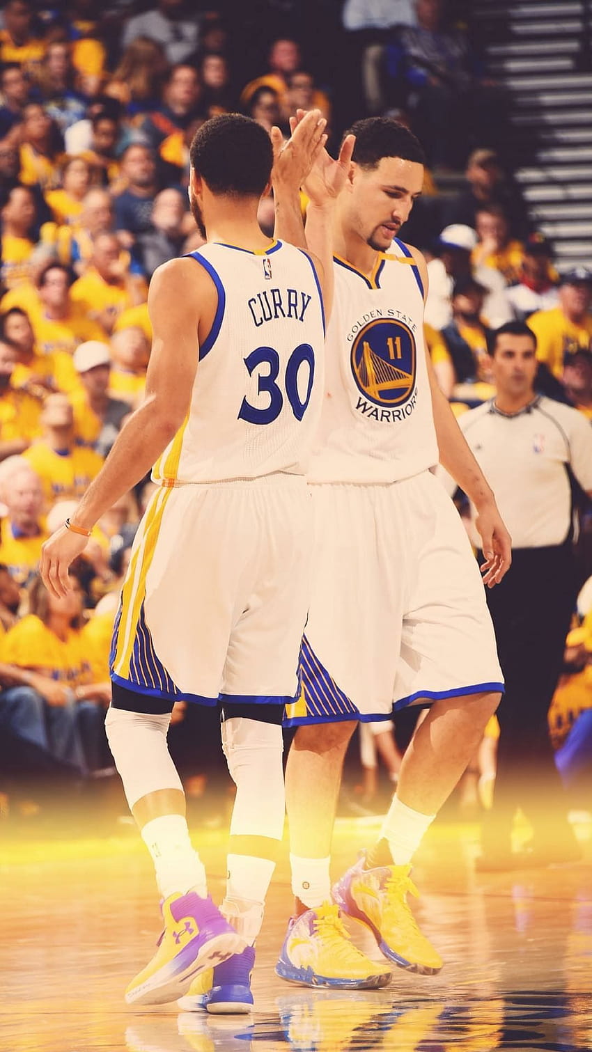 Curry and Thompson, stephen curry and klay thompson HD phone wallpaper
