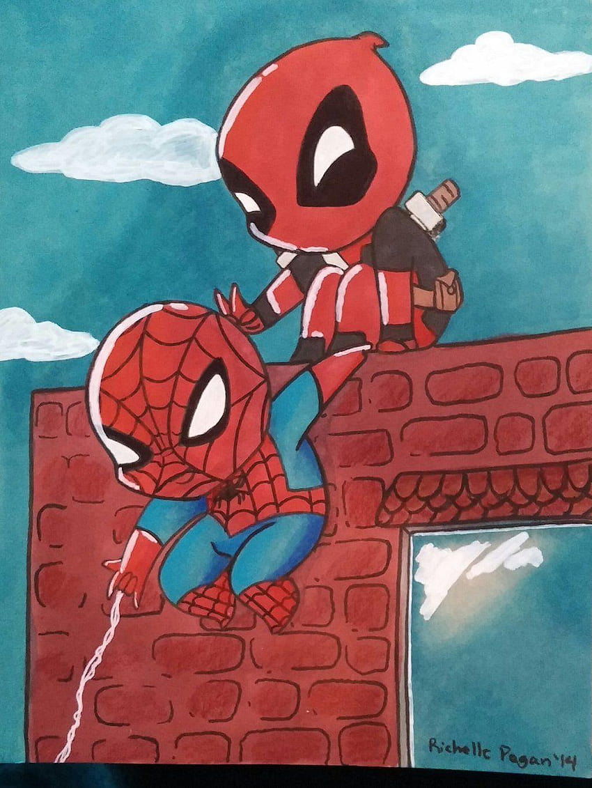 Page 2 | spider man chibi HD wallpapers | Pxfuel