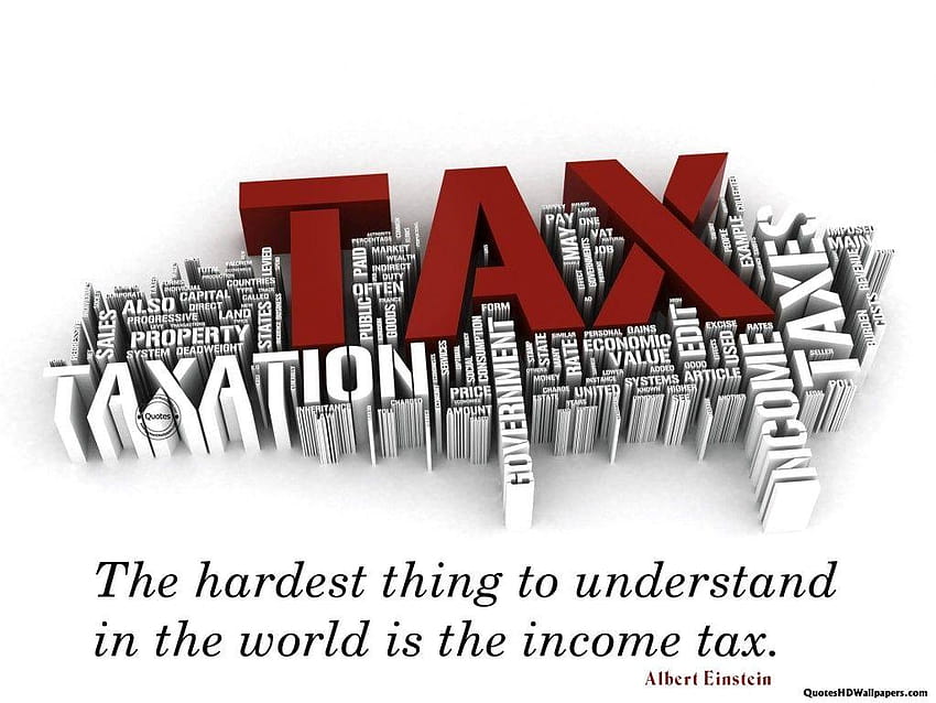 Steuern, Einkommensteuer HD-Hintergrundbild