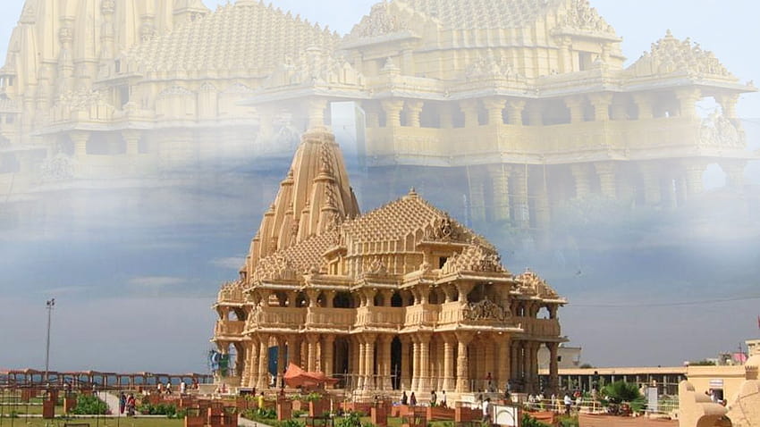 Somnath temple HD wallpaper