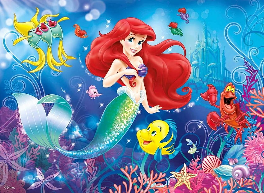 The Little Mermaid Disney Inspirasi Little Mermaid, putri duyung kecil ariel Wallpaper HD