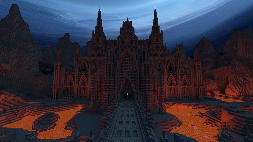 Dunia Bawah Minecraft Wallpaper HD