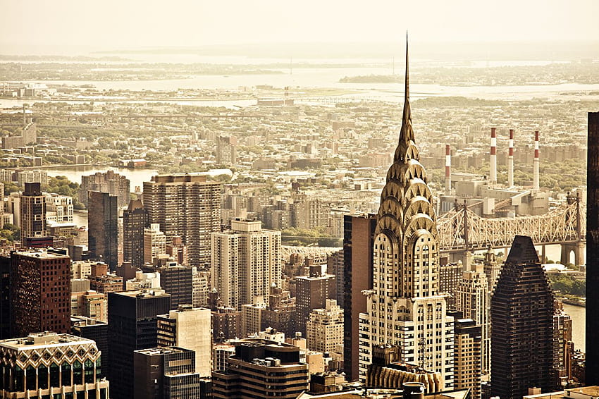 New York City USA Megapolis Manhattan Chrysler Building From HD wallpaper