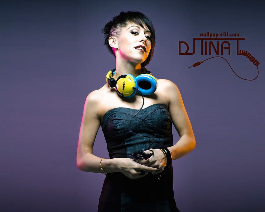 1280x1024 DJ Tina T, Musik und Tanz, weibliche DJ HD-Hintergrundbild