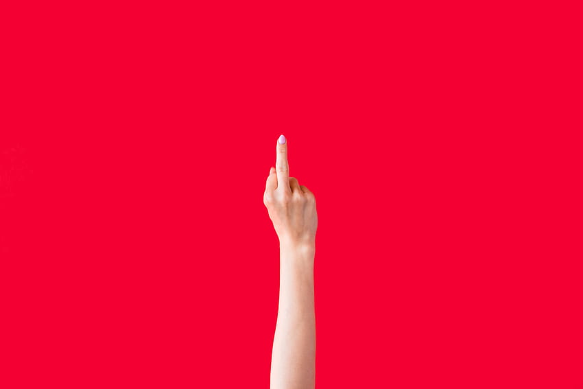 Woman Hand Shows Middle Finger Stock, middle finger up HD wallpaper