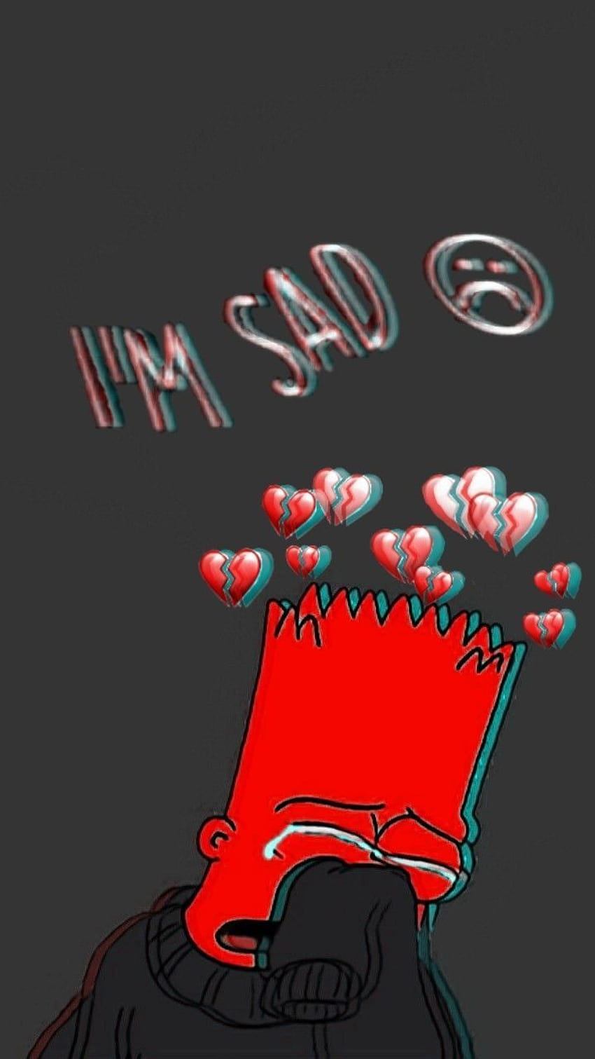 Bart Sad posted by Sarah Walkercute, sad bart HD phone wallpaper