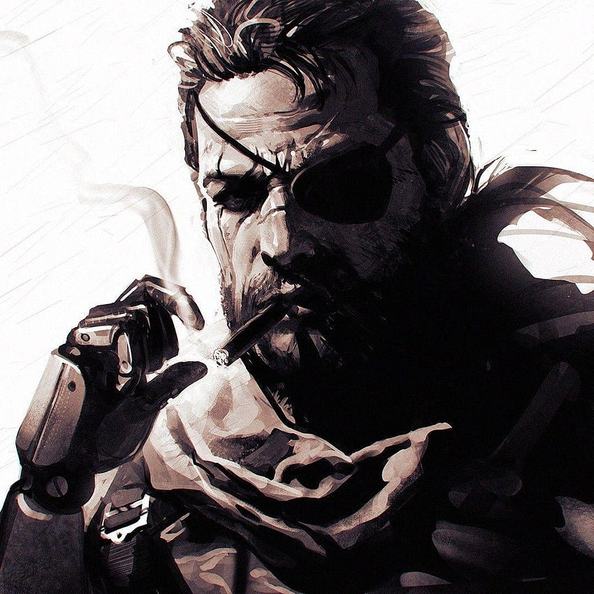 Venom Snake, Metal Gear Solid V: The Phantom Pain, Ilya Kuvshinov, metal gear solid v the phantom pain HD phone wallpaper