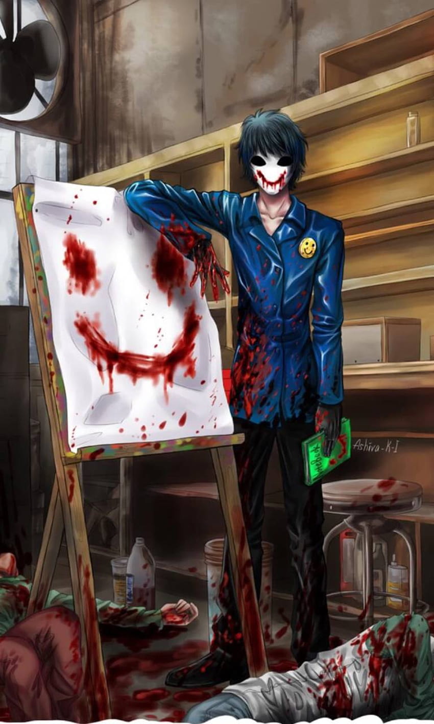 Bloody painter by creepypasta1 HD phone wallpaper