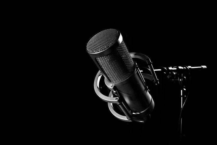 Microphone stand, microphones HD wallpaper