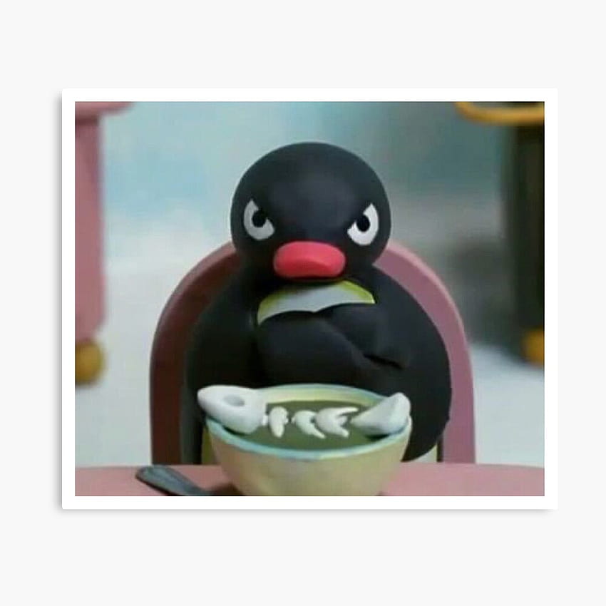 Pingu el pingüino enojado, noot noot pingu fondo de pantalla del teléfono