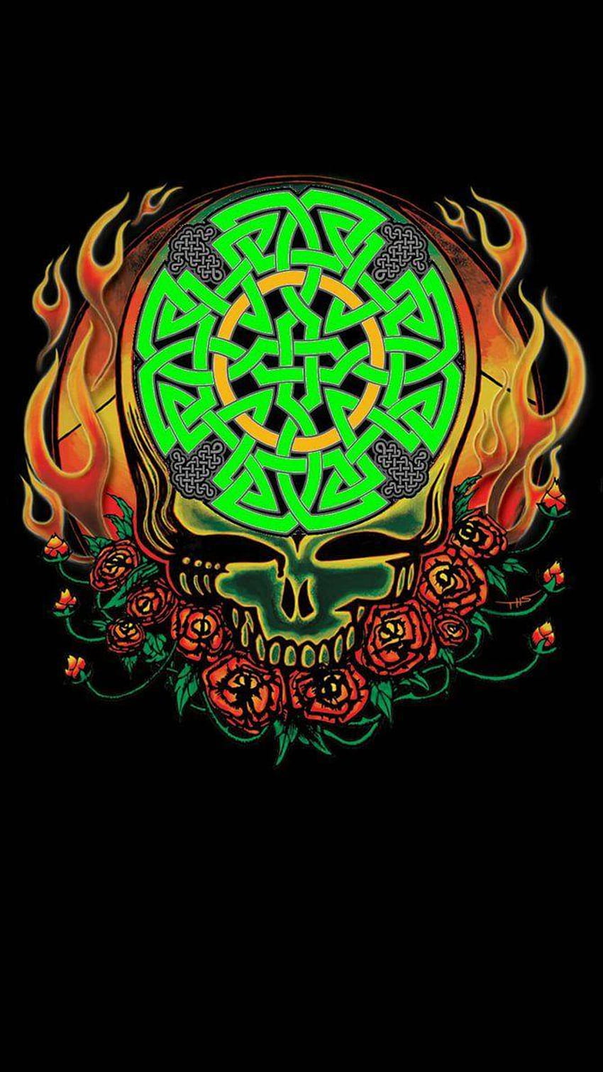 Grateful Dead Celtic Knot Cross von ej2dole, keltische Kunst HD-Handy-Hintergrundbild