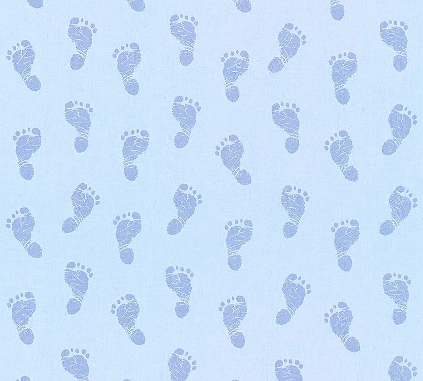 Kids baby footprint light blue gloss 35863 HD wallpaper