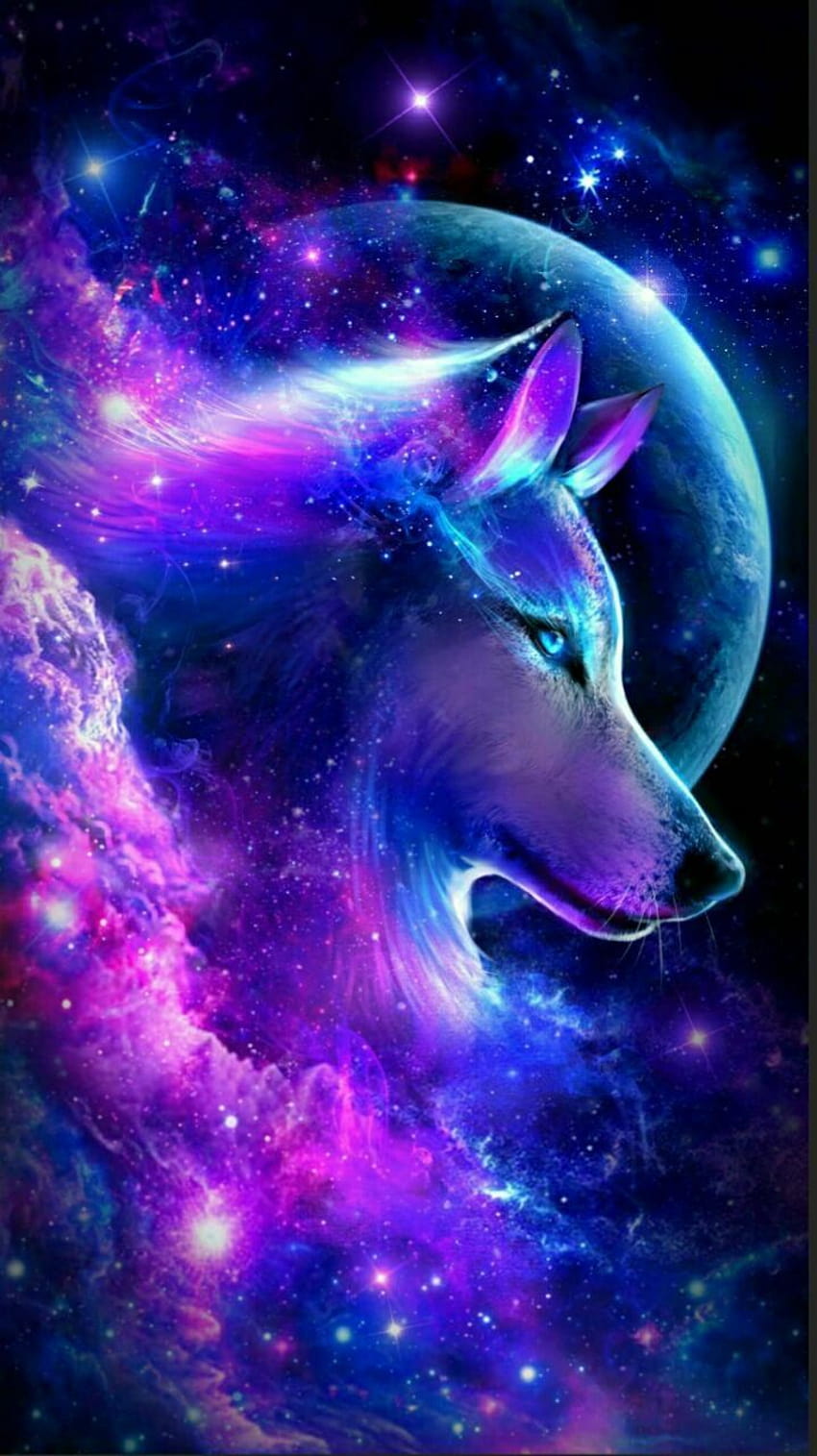 Valérie Lanterna, color wolf HD phone wallpaper