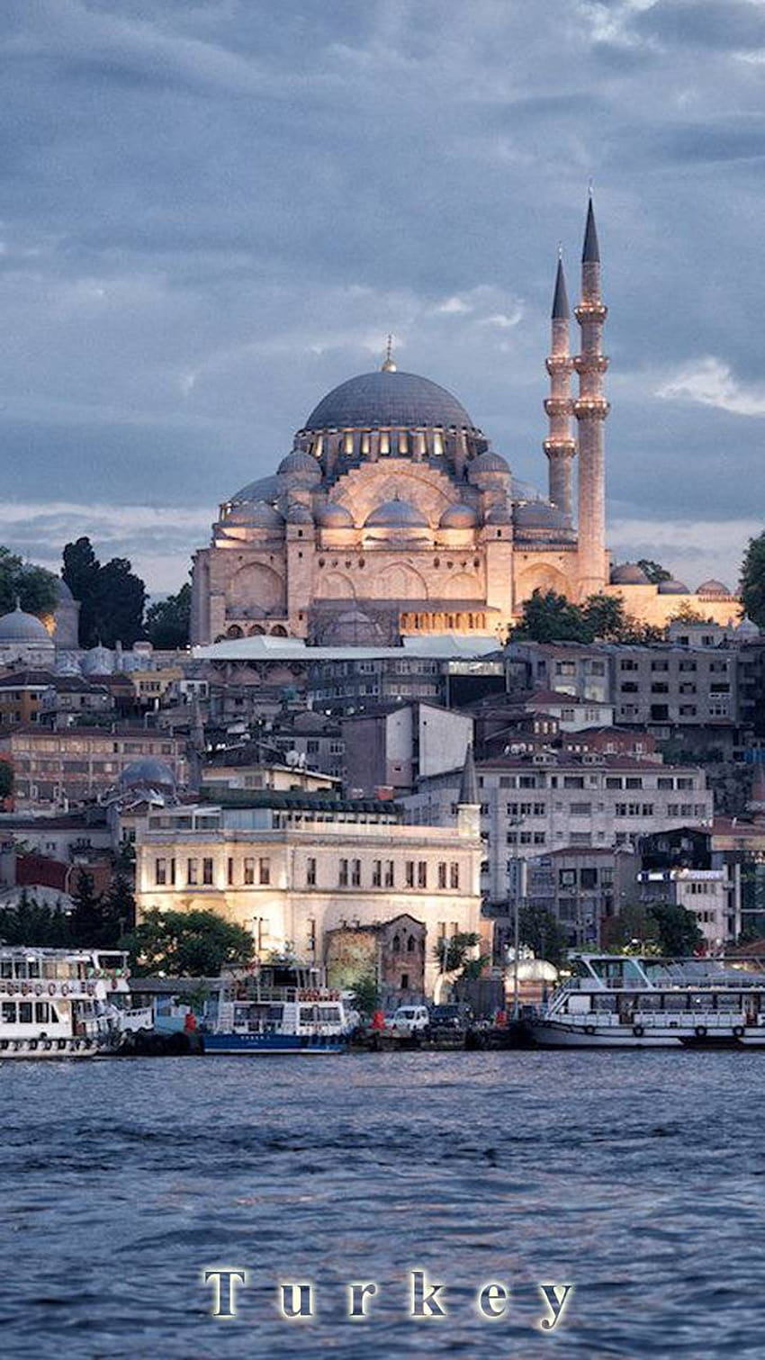 Turquie posté par Ethan Anderson, iphone de la ville d'Istanbul Fond d'écran de téléphone HD