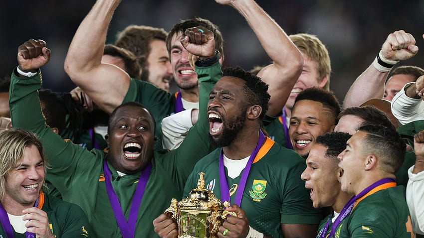 Rugby-Weltmeisterschaft: Francois Pienaar sagt über Südafrikas Erfolg 2019, Springboks 1995 HD-Hintergrundbild