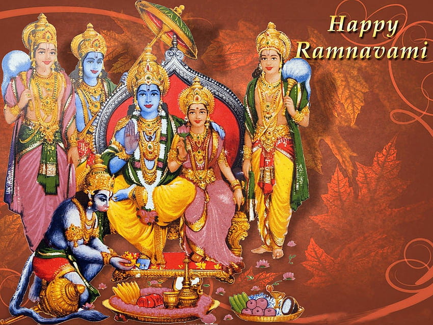 Digital Hub Inc: Happy Sri Rama Navami Greetings SMS HD-Hintergrundbild