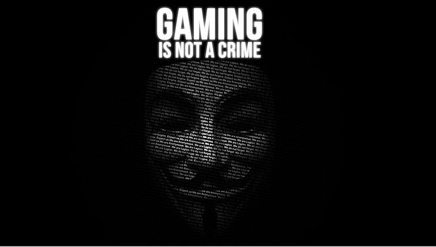 Summary, gaming is not a crime HD wallpaper