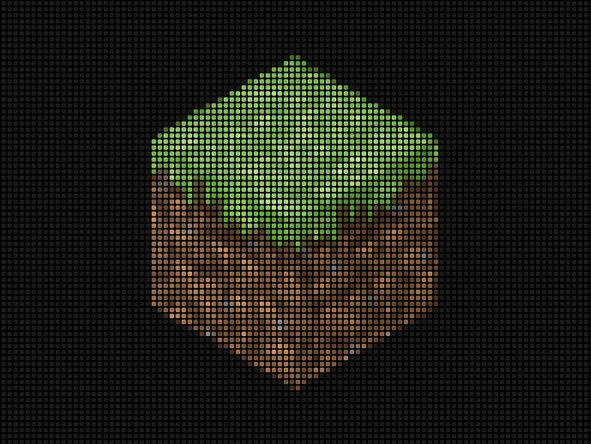 Minecraft Dirt Block by electropeppers HD wallpaper