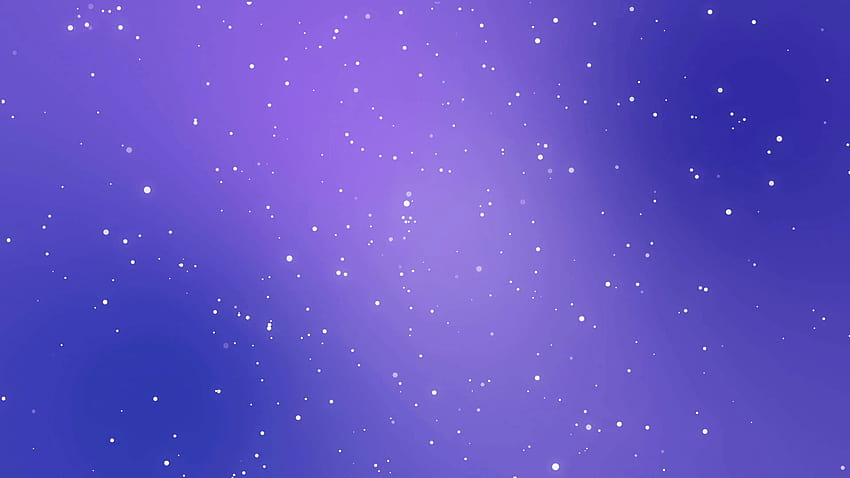 Starry night sky animation with light particles flickering on purple ...