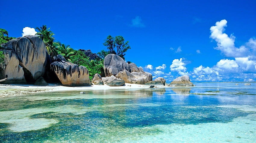 Paradiesinsel HD-Hintergrundbild