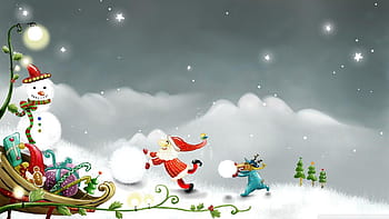 Cartoon winter wonderland HD wallpapers | Pxfuel